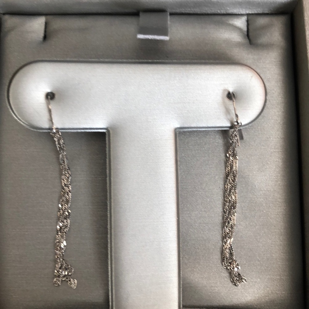 Silver earrings